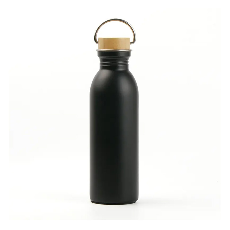 Botella Creta Acero simple capa negra